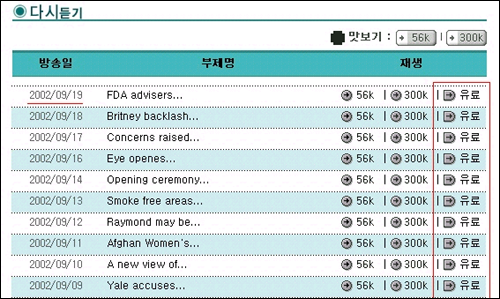 9월 23일 오전 현재 업로드 상황 